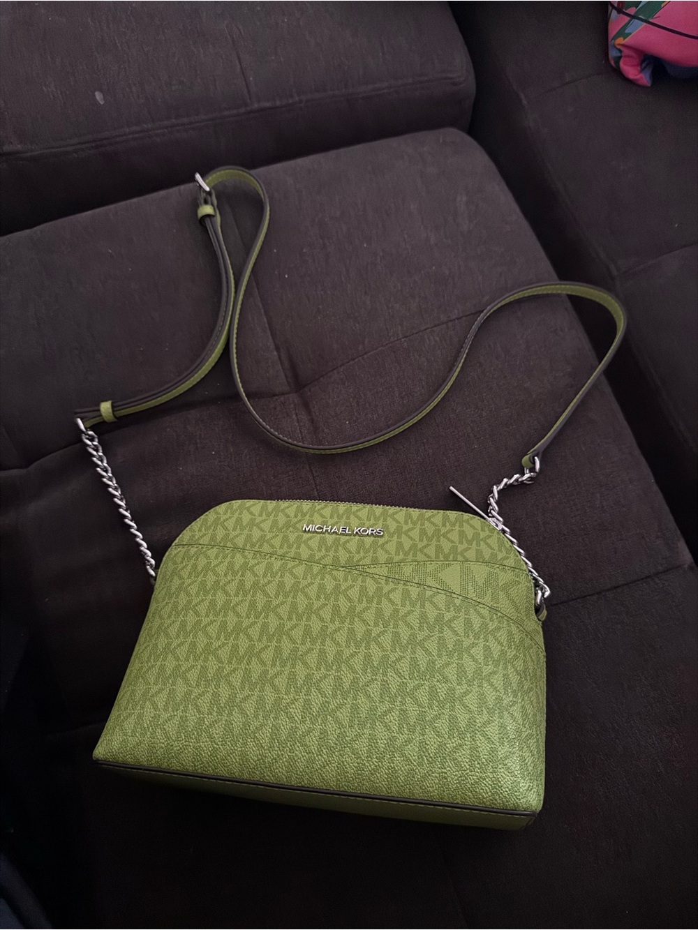 MICHAEL KORS Green Crossbody Bag